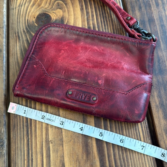 Frye Red Melissa Wristlet. Gently worn.